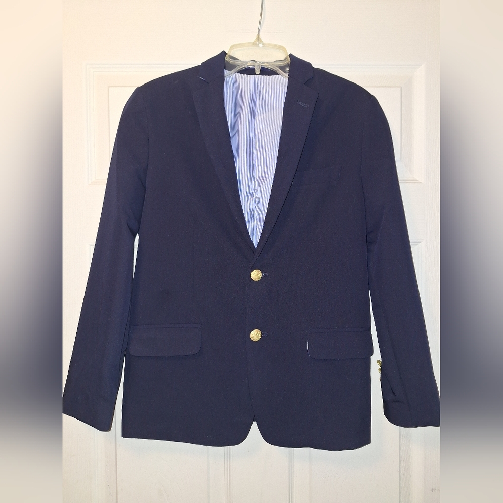 Izod Kids Navy Suit with Gold Buttons